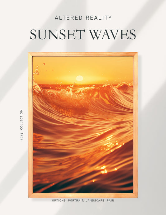 Sunset Waves by Altered Reality